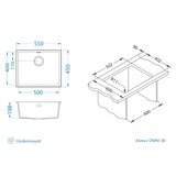 Alveus PODGRADNA OMNI 30 BLACK EDITION 550x450/198 mm | ePonuda.com