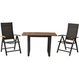 Gardenson Vrtni Set Toblino, 3-Delni, Raztegljiva Miza | Shoptok.si