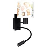 Brilagi LED Flex. lampa BOBO 1xE27/25W/230V + LED/3W crna/bela/sa motivom životinja | Eponuda.com