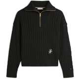 Tommy Hilfiger Pulover crna / bijela Cijene