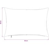  Presvlaka za jastuk 6 pcs ALMELO Siva zelena 40 x 60 cm Kord | shoptok.hr