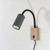 Globo 57911WG - fleksibilna zidna lampa robby 1xGU10/25W/230V siva/braon | Eponuda.com