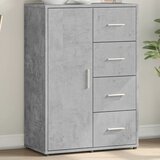 Komoda siva boja betona 60x31x84 cm od konstruiranog drva | shoptok.hr