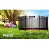 Neo-Sport vrtni trampolin 374 cm (12 ft) s vanjskom mrežom i ljestvama, crvena paukova mreža | shoptok.hr