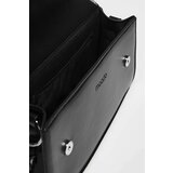 Marisse Shoulder Bag With Silver Buckle, Black | Shoptok.si