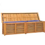  Vrtna kutija za pohranu s vrećom 200x50x55 cm masivna tikovina | shoptok.hr