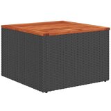  Vrtna sedežna garnitura z blazino 5 pcs Črna Poly ratan, (5000134113) | Shoptok.si