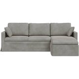 SOFA Svijetlo siva 228 x 134 x 80 cm Baršun | shoptok.hr