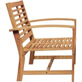  Klupa Smeđa 110 x 65 x 76,5 cm Čvrsto teak drvo | Eponuda.ba