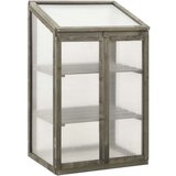 vidaXL Rastlinjak 60x45x100 cm borovina, (20747869) | Shoptok.si