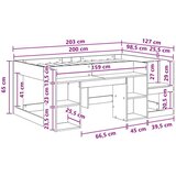  Krevet za djecu s ladicama Hrast artisan 98.5 x 200 cm - Hrast artisan 100 x 200 cm | shoptok.hr