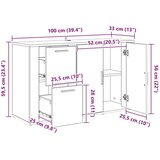  s predalom Star les 100 x 33 x 59.5 cm Konstruiran les, (5000217526) | Shoptok.si
