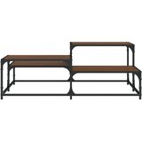  Stolić za kavu boja hrasta 107 x 107 x 40 cm konstruirano drvo | Eponuda.ba