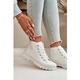 Big Star Women's sneakers with ankle choke Big Star white | Eponuda.ba