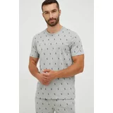 Polo Ralph Lauren Bombažen pižama t-shirt siva barva