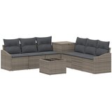  Set sofe 8 kom. Siva i tamno siva Poli Rattan i čelik | shoptok.hr