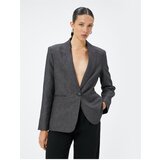 Koton Blazer Jacket Double Breasted Pocket Regular Fit Cene