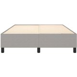 vidaXL Okvir za krevet s oprugama svjetlosivi 140 x 200 cm od tkanine | shoptok.hr