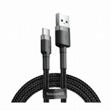 Baseus Kabel USB A-C 2m 2A Cafule siv+črn Cene