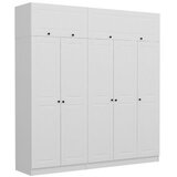 Hanah home Ormar Kale-5228, 225x255x52 cm, Bijela | Eponuda.ba
