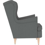  Fotelja tamnosiva 74x84x100 cm od tkanine | shoptok.hr