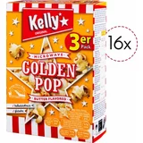 Kelly's POPCORN GOLDEN POP BUTTER za mikrovalovno pečico, 3 delni paket - 16 kosov