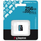 Kingston SPOMINSKA KARTICA 256GB 4K microSD (2v1 MICRO-SDXC ) 200MB/s Cene
