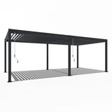 Pergola Superior, Antracit, 3,6x7,2m