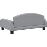  Krevet za pse svjetlosivi 70 x 45 x 30 cm od tkanine | shoptok.hr