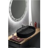 Sapho Črn keramičen umivalnik 60x40 cm Infinity Oval – | Shoptok.si
