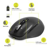 Port Designs Brezžična miška BUSINESS 2.4 GHz BT + WL POLNILNA | Shoptok.si