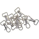 INF Vrtljivi polkrožni obročki s karabinom 10 kos Silver 1,5 cm, (21247923) | Shoptok.si