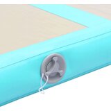  Napihljiva gimnastična podloga s tlačilko 700x100x10 cm zelena | Shoptok.si