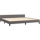  Okvir kreveta s uzglavljem bez madraca sivi 200x200 cm | Eponuda.ba