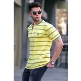 Madmext Polo T-shirt - Yellow - Regular fit Cene