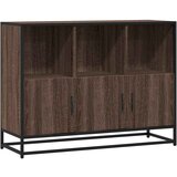 vidaXL Komoda rjavi hrast 100x35x76 cm inženirski les, (5000217918) | Shoptok.si