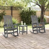  Ljuljačka 2 pcs Svijetlo siva 92 x 70 x 108 cm Polietilen | shoptok.hr