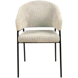 Hom`in NASLANJAČ, les, kovina, tekstil bež | Shoptok.si