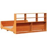  Krevet s regalom za knjige bez madraca 180x200 cm masivno drvo | shoptok.hr