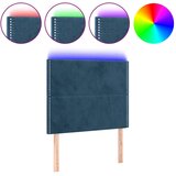  The Living Store LED posteljno vzglavje temno modro 80x5x118/128 cm žamet - LED Vzglavje, (21487989) | Shoptok.si