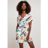 UC Curvy Ladies Short Viscose Belt Jumpsuit whitesandfruit Cene