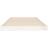 Posteljni okvir bel 90x190 cm trdna borovina, (20738225) | Shoptok.si