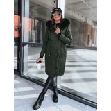 DStreet Kurtka zimowa damska parka LUSTER zielona | shoptok.hr