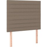 Uzglavlja 2 kom smeđesivi 80x5x78/88 cm od tkanine | shoptok.hr