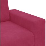  Set sofe 3 pcs Vjetrovita Crvena 221 x 80 x 80 cm Baršun | shoptok.hr