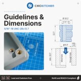 CNC Kitchen navojni uložak 5/16''-18 UNC - 5/16”-18 x 12.7 | shoptok.hr