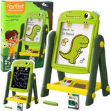  Edukativna dvostrana magnetna ploča dinosaur - zelena | shoptok.hr