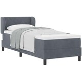  s opruga kutije Tamno siva 80 x 200 cm Baršun | shoptok.hr