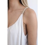 Kesi Włoski Viscose blouse with straps beige | ePonuda.com