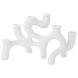 PT LIVING Beli svečnik iz poliresina Swirls - PT LIVING Cene